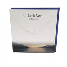 Load image into Gallery viewer, Loch Ness silver necklace of loch | The Silver Studio Scotland