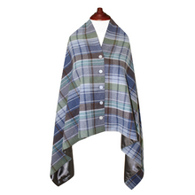Load image into Gallery viewer, Harbour Tweed Wrap with Button on Shoulders
