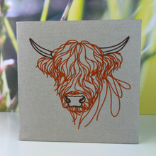 Load image into Gallery viewer, Heilan Coo Embroidered Canvas