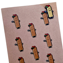 Load image into Gallery viewer, Shortbread Enamel Pin Badge on Card