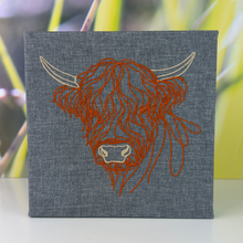Load image into Gallery viewer, Heilan Coo Embroidered Canvas