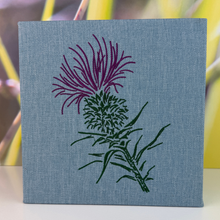 Load image into Gallery viewer, Thistle Embroidered Canvas