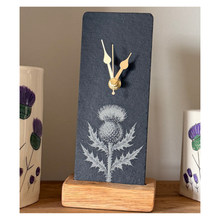 Load image into Gallery viewer, Thistle Slate Mantel Clock