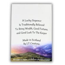 Load image into Gallery viewer, 40th Lucky Sixpence