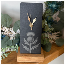 Load image into Gallery viewer, Thistle Slate Mantel Clock