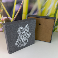 Load image into Gallery viewer, Scottie Dog Embroidered Canvas