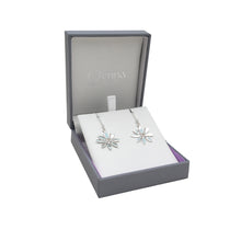 Load image into Gallery viewer, Allium medium silver drop earrings| Glenna Jewellery Scotland