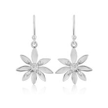 Load image into Gallery viewer, Allium medium silver drop earrings| Glenna Jewellery Scotland