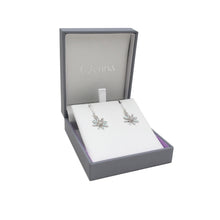 Load image into Gallery viewer, Allium small silver drop earrings| Glenna Jewellery Scotland