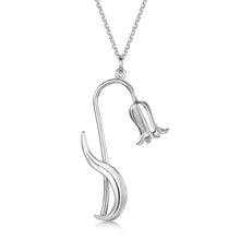 Load image into Gallery viewer, Scottish Bluebell silver pendant large| Glenna Jewellery Scotland