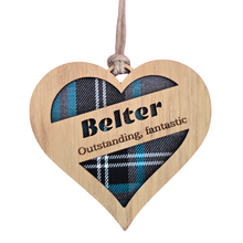 Load image into Gallery viewer, Belter Heart Hanging Plaque