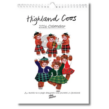 Load image into Gallery viewer, Highland Coo 2026 Calendar