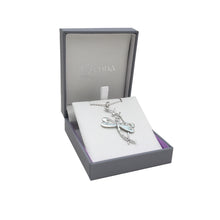 Load image into Gallery viewer, Dragonfly on branch silver pendant| Glenna Jewellery Scotland