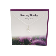 Load image into Gallery viewer, Dancing Thistles silver necklace | The Silver Studio Scotland