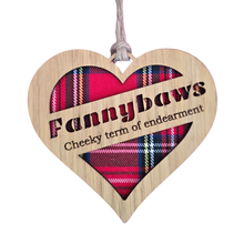 Load image into Gallery viewer, Fannybaws Heart Hanging Plaque