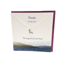 Load image into Gallery viewer, Loch Ness Scotland Nessie sterling silver pendant | The Silver Studio