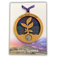 Load image into Gallery viewer, New Beginnings Lucky Sixpence