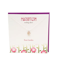 Load image into Gallery viewer, Mackintosh Inspired Rose Garden silver necklace | The Silver Studio Scotland
