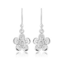Load image into Gallery viewer, Forget Me Not silver small drop earrings| Glenna Jewellery Scotland