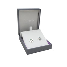 Load image into Gallery viewer, Scottish Coast Blue Crystal Silver Studs | Glenna Jewellery Scotland