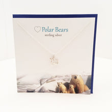 Load image into Gallery viewer, Polar Bear silver pendant | The Silver Studio Scotland
