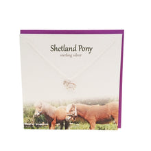 Load image into Gallery viewer, Shetland pony silver necklace | The Silver Studio Scotland