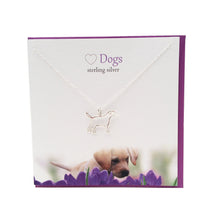 Load image into Gallery viewer, Dog silver necklace | The Silver Studio Scotland