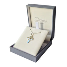 Load image into Gallery viewer, Celtic Cross Crystal Pendant