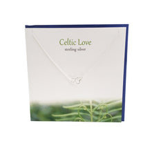 Load image into Gallery viewer, Celtic Love silver necklace | The Silver Studio Scotland