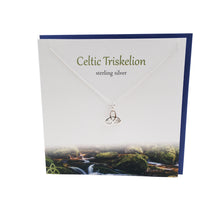 Load image into Gallery viewer, Celtic Triskelion silver pendant | The Silver Studio Scotland