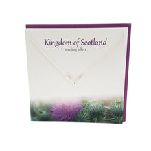 Load image into Gallery viewer, Kingdom of Scotland silver thistle necklace | The Silver Studio Scotland