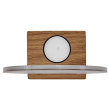 Load image into Gallery viewer, Wooden Tea Light Candle Holder with engraved Design