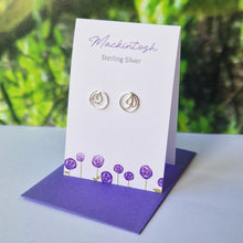 Load image into Gallery viewer, Mackintosh Leaf Stud Earrings