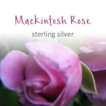 Load image into Gallery viewer, Mackintosh Rose small drop earrings