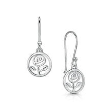 Load image into Gallery viewer, Glenna Mackintosh Rose Small Drop Earrings