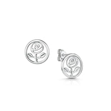 Load image into Gallery viewer, Glenna Mackintosh Rose Stud Earrings