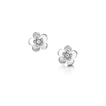 Load image into Gallery viewer, Forget Me Not silver stud earrings| Glenna Jewellery Scotland