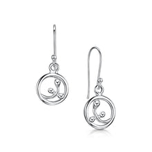 Load image into Gallery viewer, Scottish Willow silver small drop earrings | Glenna Jewellery Scotland