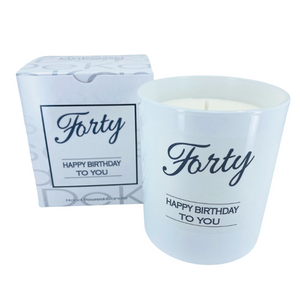 Forty White Jar Candle