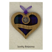 Load image into Gallery viewer, Lucky Sixpence Scottish Gift Idea that says 'Get Well Soon'