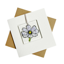 Load image into Gallery viewer, Cosmos Fused Glass Card
