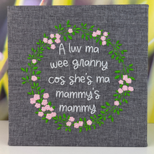 Load image into Gallery viewer, Mammy`s Mammy Embroidered Canvas
