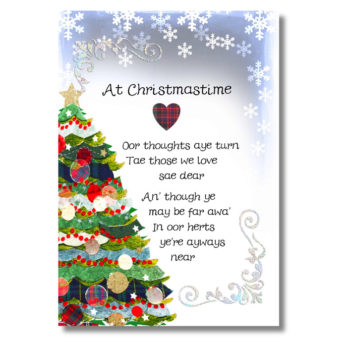 Christmastime in Oor Herts card