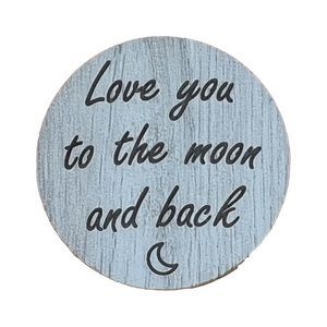 Moon and Back Magnet