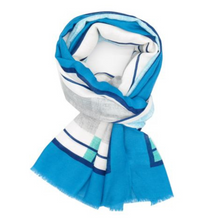 Load image into Gallery viewer, Polyester Scarf with Bright Borders Design
