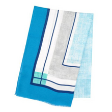 Load image into Gallery viewer, Polyester Scarf with Bright Borders Design
