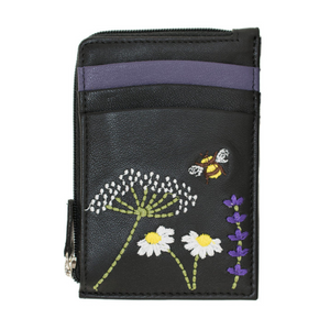 Blossom Coin and Card Purse with RFID protection