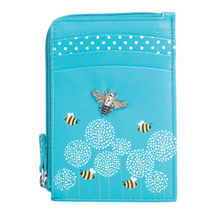 Load image into Gallery viewer, Bee Card and Coin Purse with RFID protection
