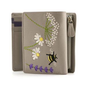 Blossom Tri Fold Purse with RFID protection