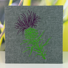 Load image into Gallery viewer, Thistle Embroidered Canvas
